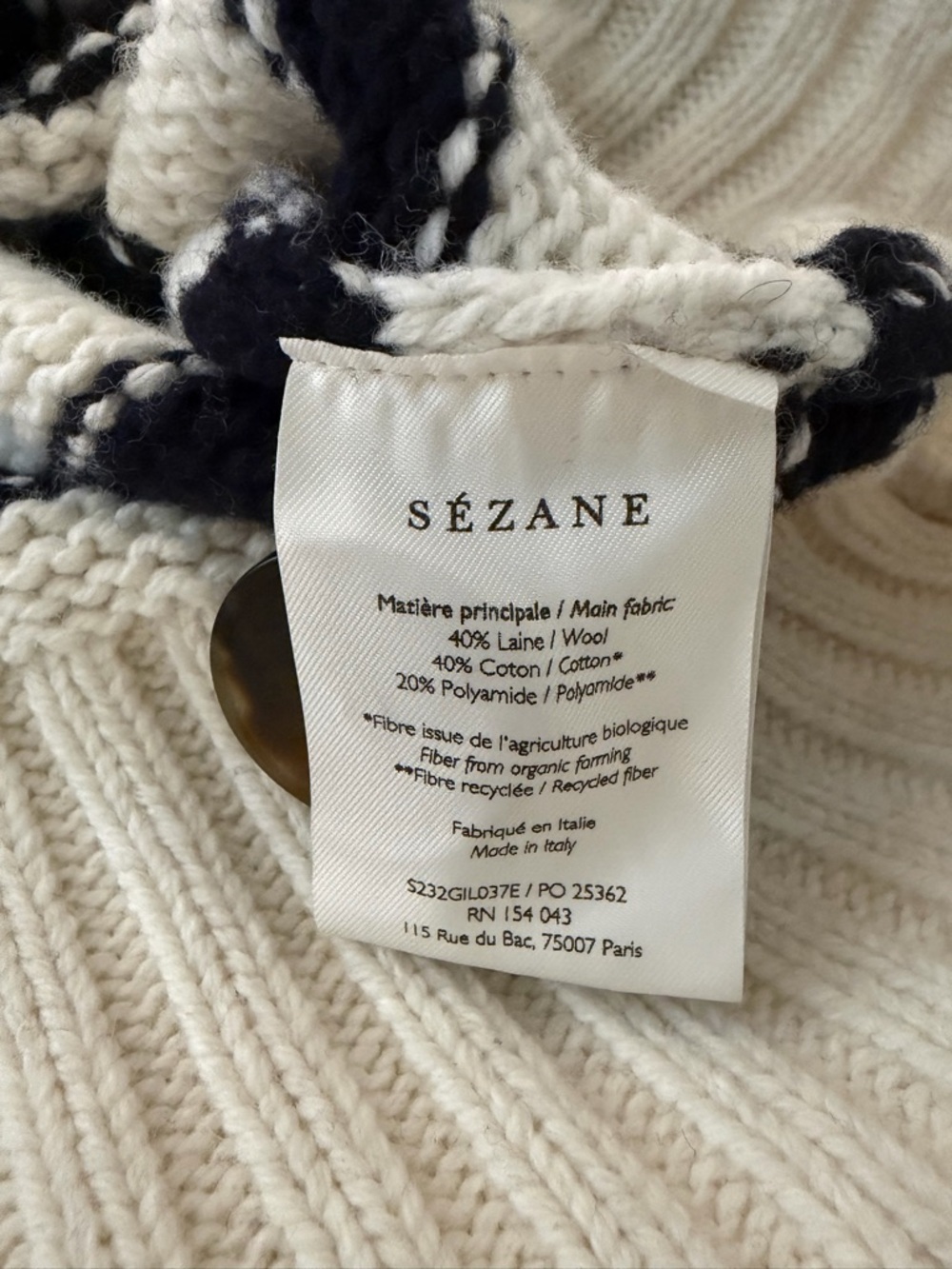 Sezane Wilson cardigan XS - Picture 3 of 3